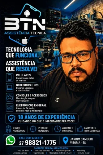 Assistência Técnica Celulares e eletrônicos - Jardim Camburi - Vitória ES