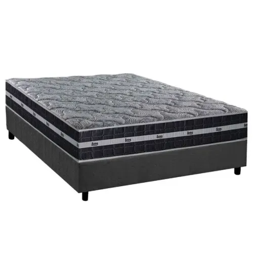 Cama Casal Completa: Colchão Casal + Base Box Convencional