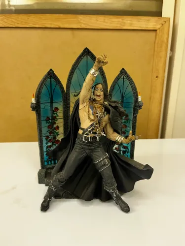 Boneco Ozzy Osbourne Mcfarlane 1999 Com Vitral Raro