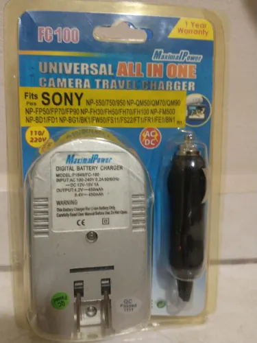 Maxima Power FC100: Carregador de Viagem Universal All-in-One para Câmera