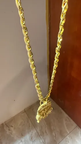 Cordão banhado 18k Ouro