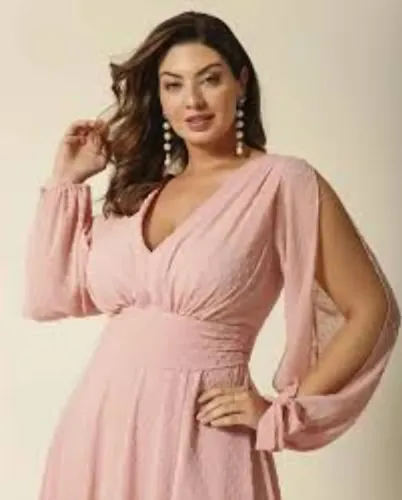Vestido de Festa Rosé Gold- GG