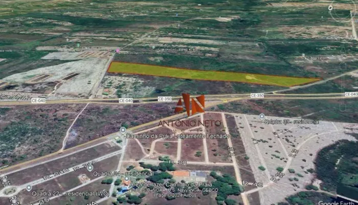 Terreno à venda, 154.000 m² por R$ 900.000 - Centro - Cascavel/CE