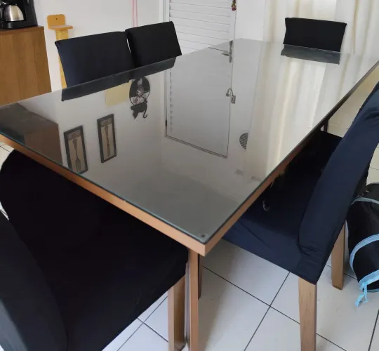 MESA DE JANTAR 6 CADEIRAS