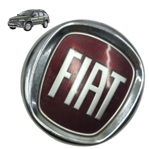 Emblema grade dianteira Fiat Palio Strada Siena 2010 2011 12