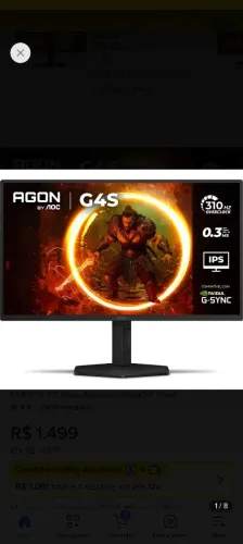 Monitor Gamer AOC 310hz