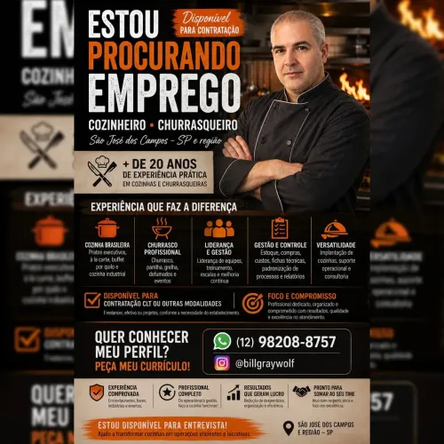 Cozinheiro e Churrasqueiro