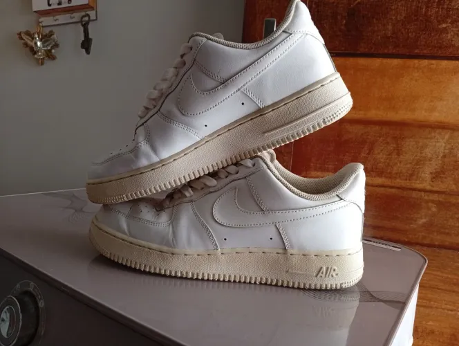 Tênis Nike Air Force 1 masculino branco original