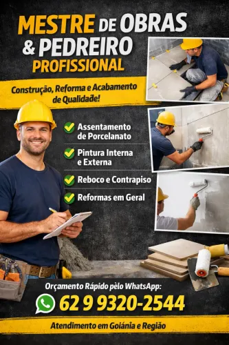 Mestre de obras pedreiro 