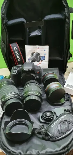 Câmera T7i comoleta