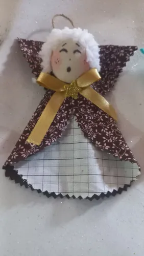 Natal em retalhos adornos ( 10 un)