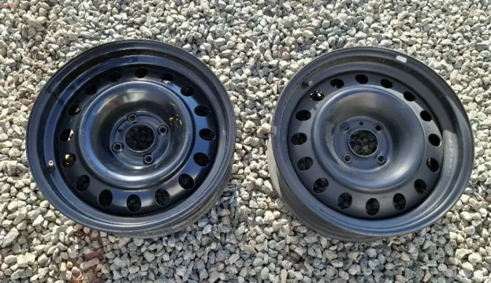 Par de rodas de ferro aro 16" 4x108 Citroen/Peugeot 