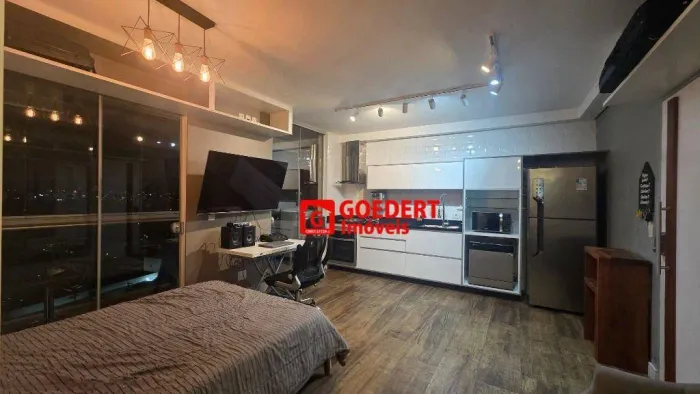 Apartamento Mobiliado tipo Studio Edifício First com 1 dormitório, 38 m² - aluguel por R$