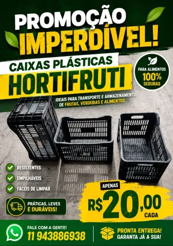 Caixa plástica Hortifruti