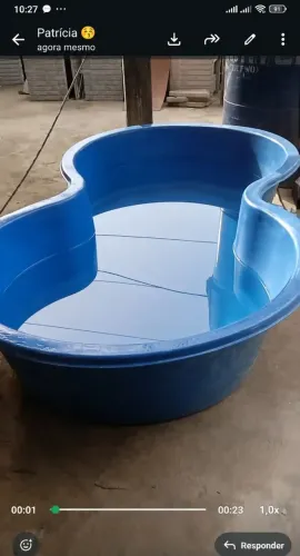 Piscina feijãozinho 1.000 litros valor 780.00 usada somente 3x . Não entrego