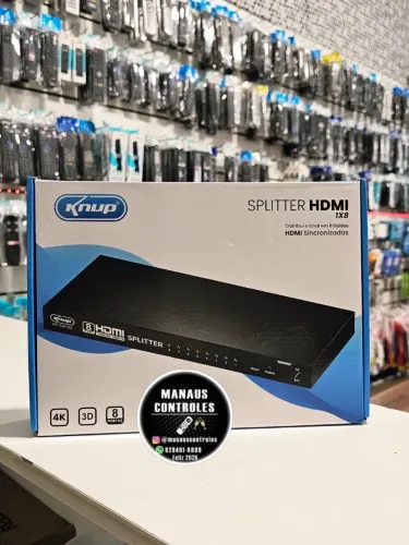 Sphitter HDMI 8 portas, 180 reais