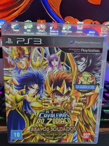 Os cavaleiros do zodiaco Bravos Soldados original usado ps3