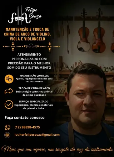 Luthier instrumentos de cordas