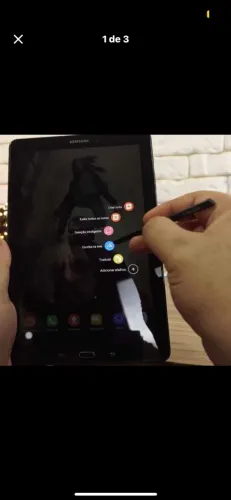 TABLET SAMSUNG GALAXY DE CHIP TELÃO 11 POLEGADAS BATERIA EXCELENTE TODO PERFEITO