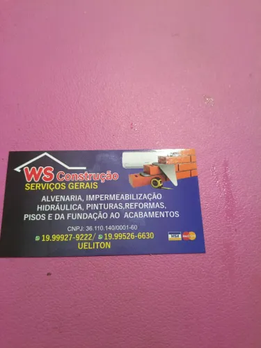 Serviço da fundação ao acabamento