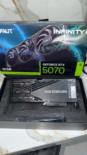 RTX 5070 12GB Triplo Fan Zero CX NF 24 Mês Garantia Faço Catira Leia o anúncio