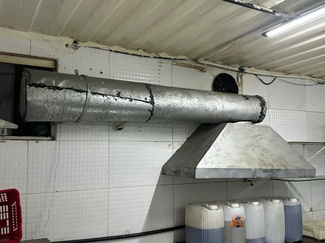 Coifa Industrial Grande com Duto - Excelente para Restaurantes, Lanchonetes etc