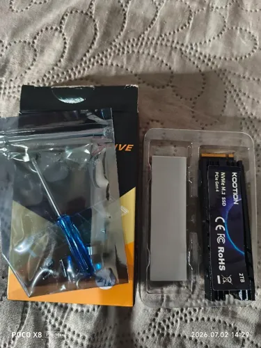Ssd ps5 koootion 2tera nvme m.2 pcle gen4