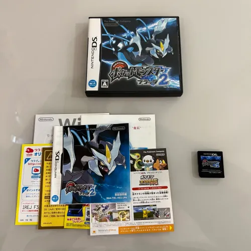 Pokémon Black 2 Original Completo JP CIB Nintendo DS
