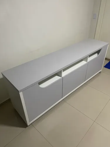 Rack Móvel de Sala 100% MDF - 190,5(C)x69(A)x45cm(P)