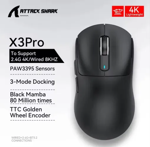 Mouse Attack shark x3 pro