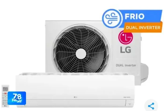 Ar condicionado LG - Wall Dual + AI 18000 BTUS -220V