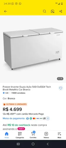 Freezer metalfrio