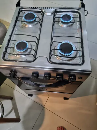 Fogao esmaltec inox entrego