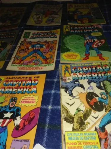 RARA COLEÇÃO CAPITAO AMERICA DA ABRIL .