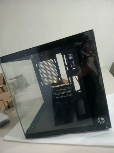 Gabinete gamer bluecase preto