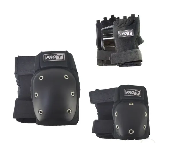 Kit proteção patins Traxart Pro T novo, nunca usado (G)