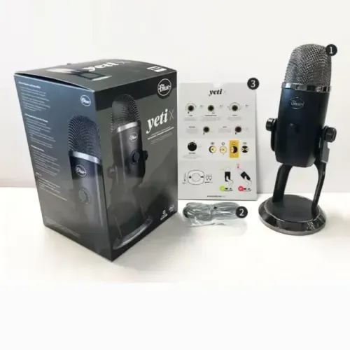 BLUE YETI X USB + BRAÇO ARTICULADO (QUASE NOVO)