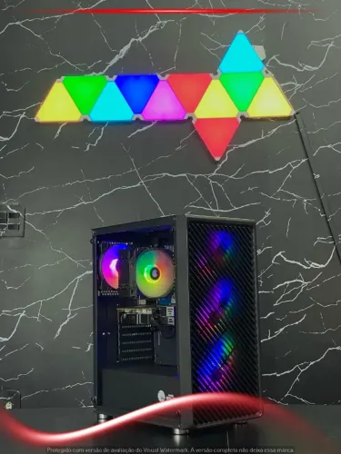 Computador Gamer Intel i5 9400F RX 5500XT com 16GB RAM e RGB