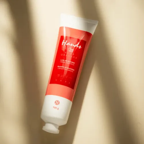 LUVA DE SILICONE ROMÃ 100G | LINHA HANDS | HINODE ORIGINAL