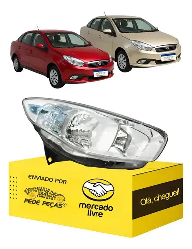 Farol Grand Siena 2012 13 14 15 16 17 18 19 20 2021 L.d Direito/passageiro