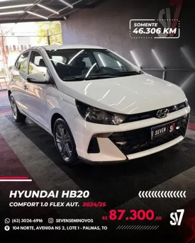 Hyundai HB20 Comfort 1.0 TB Flex 12V AUT 2025