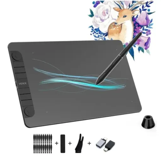 Veikk Mesa Digitalizadora Vk1060 Pro 10 X 6