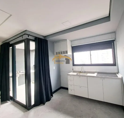 Apartamento à venda Km 18, 1 dormitório, varanda gourmet,1 vaga de garagem e depósito , 41