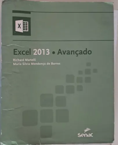 Livro - Apostila - Excel 2013 Avançado - Senac - Usado - Ver descrição