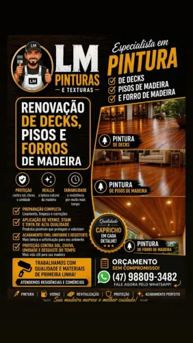 Decks e pisos de madeira