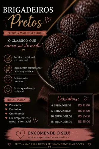 Brigadeiros por encomenda