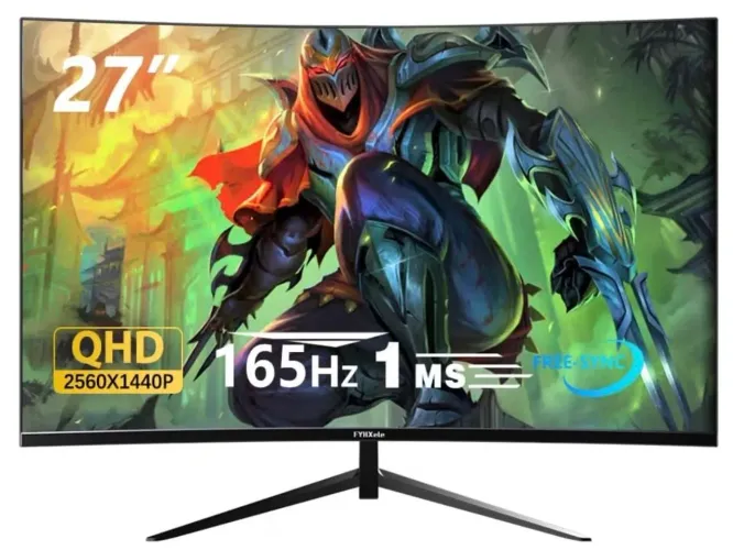 Monitor curvo