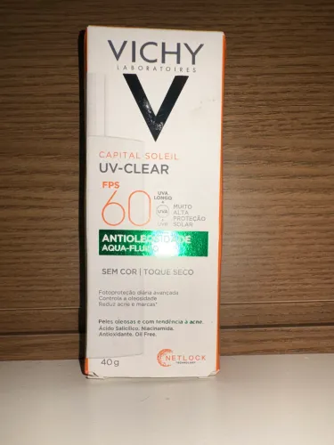 Protetor solar 60fps vichy