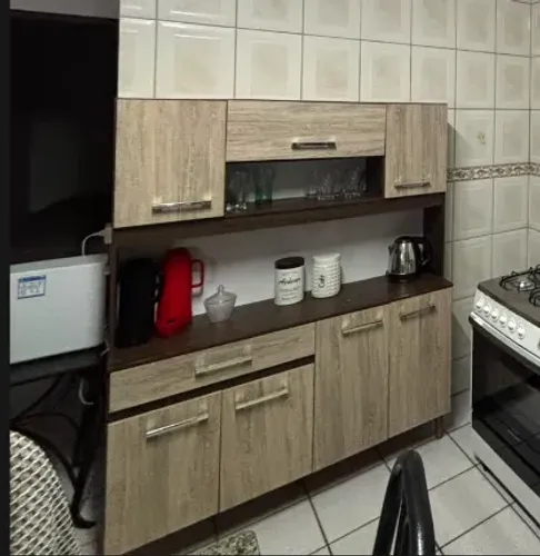 Armário Kit de Cozinha Compacto 7 portas 1 gaveta