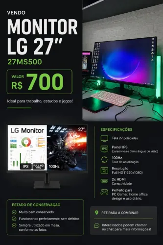 Monitor LG 27"